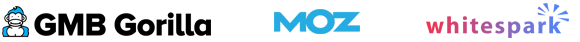 GMB Gorilla, Moz, and WhiteSpark