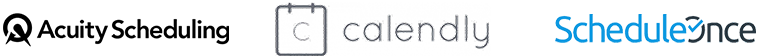 Acuity, Calendly, and ScheduleOnce