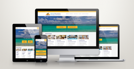 lifestyle vacations web design