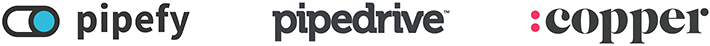 Pipefy, Pipedrive, and Copper CRM