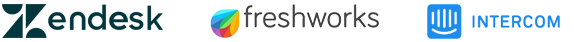 Zendesk, Freshworks, and Intercom